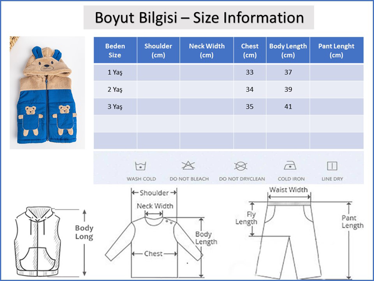 Babymod erkek çocuk yelek
