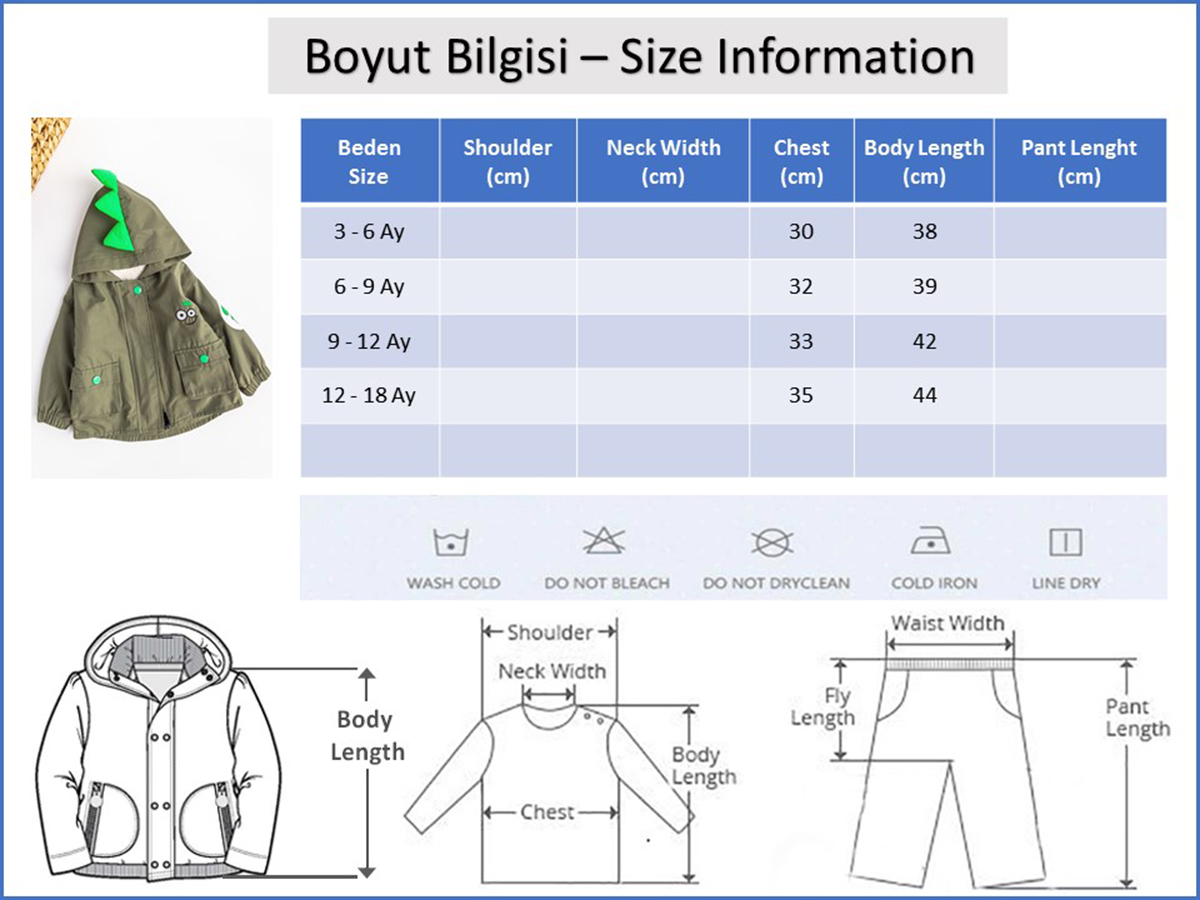 Babymod erkek bebek mont