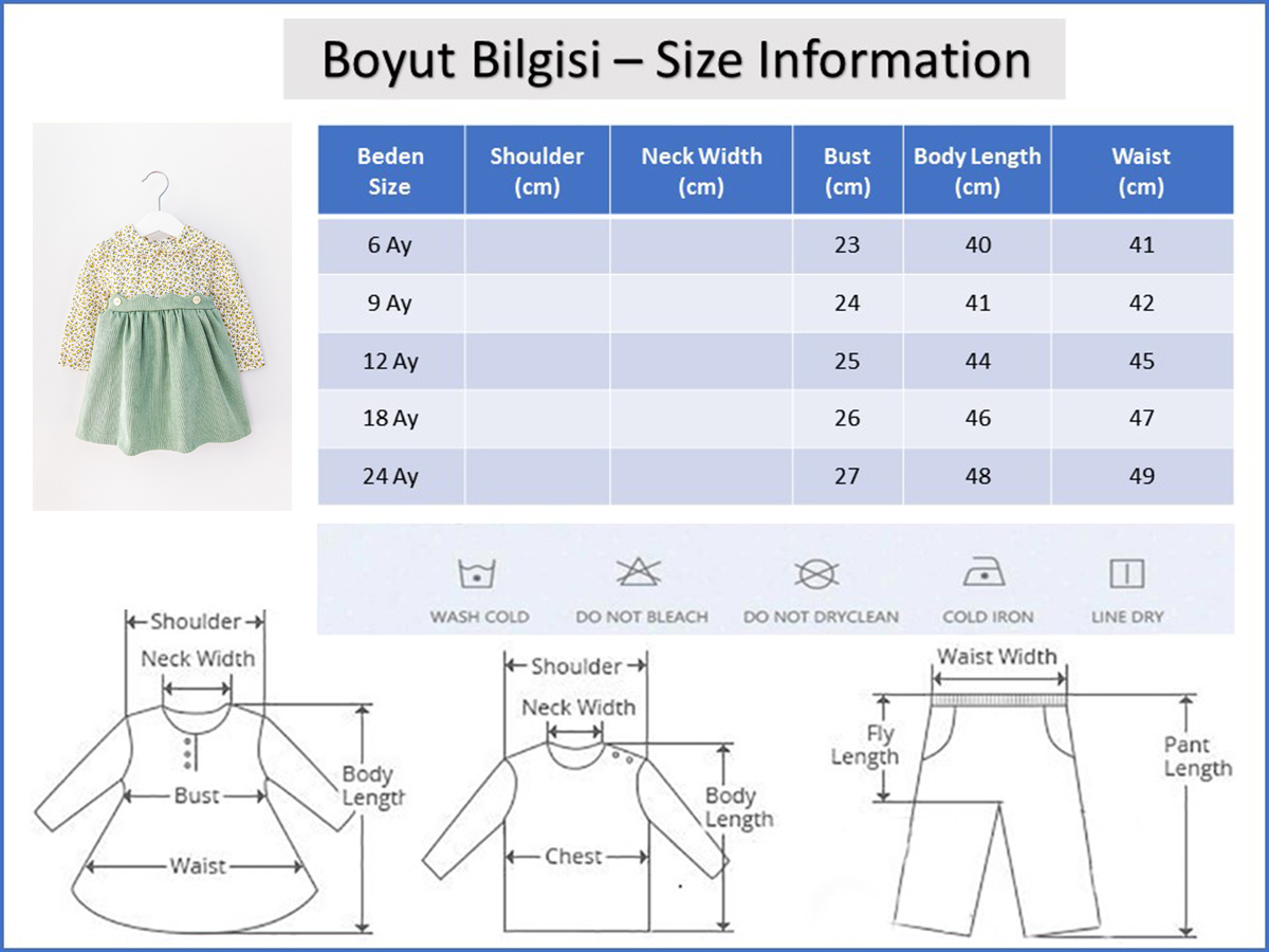 Babymod kız bebek elbise