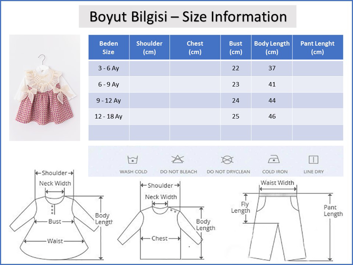 Babymod kız bebek elbise