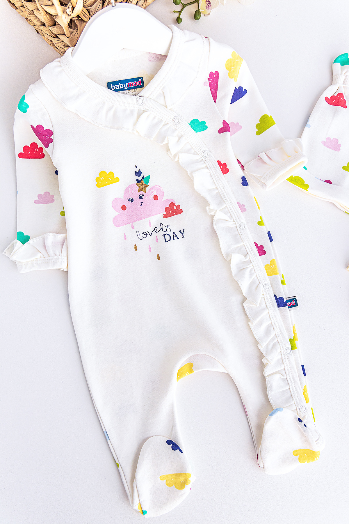 Babymod kız bebek tulum