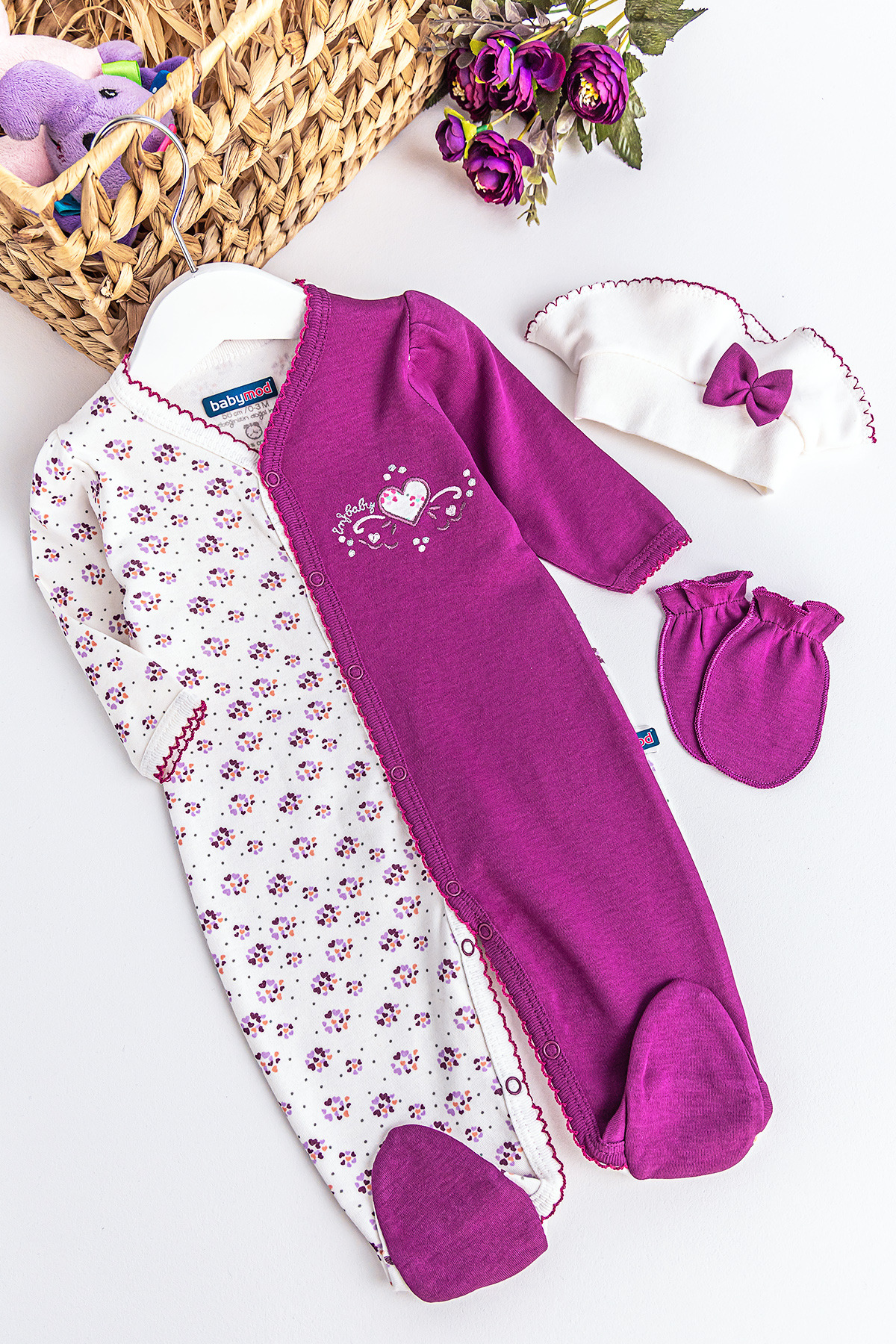 Babymod kız bebek tulum