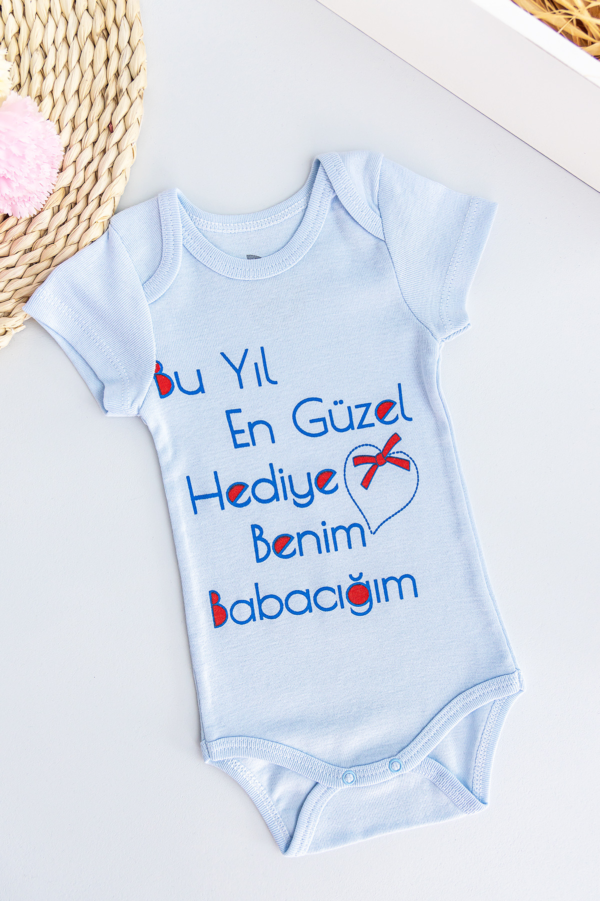 Babymod erkek bebek çıt çıtlı body
