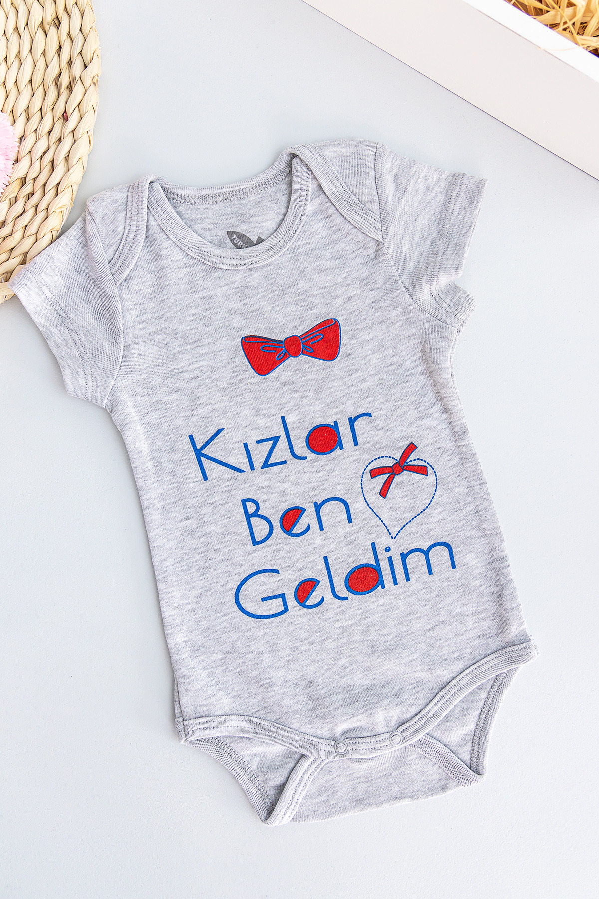 Babymod erkek bebek çıt çıtlı body