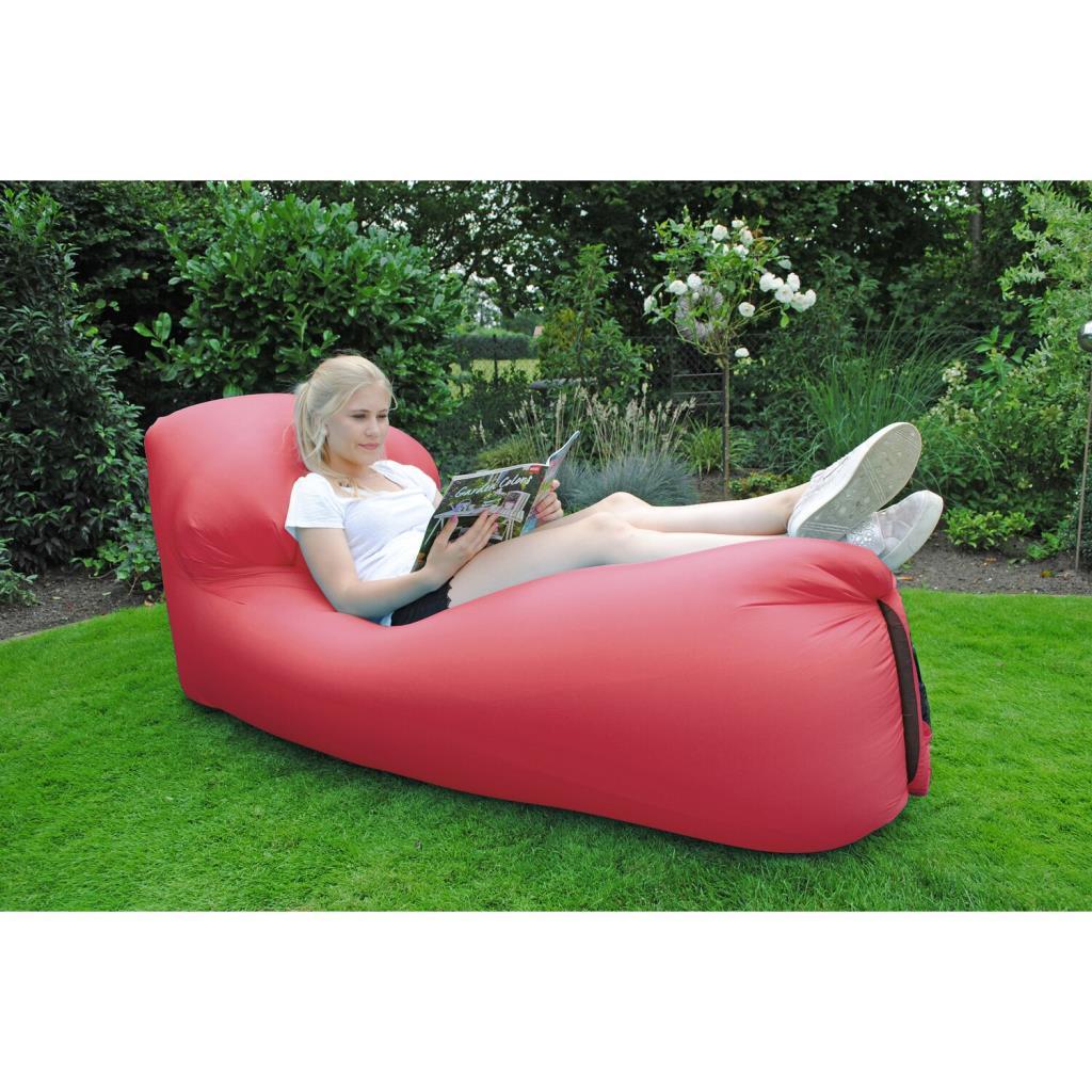 Cape Cod Sisme Sezlong Kirmizi Bahce Koltugu Tek Kisilik Air Lounger Ev Yasam Urunleri Deponuz