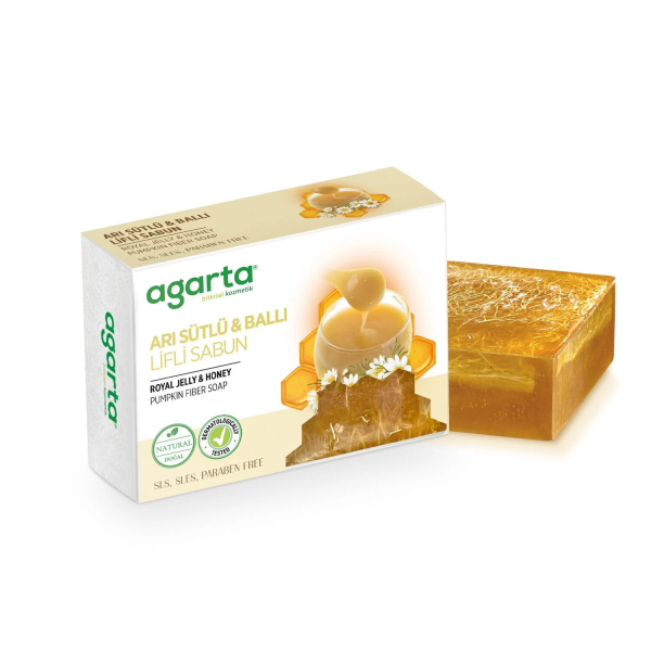 Agarta Arı Sütlü ve Ballı Lifli Sabun 150 Gr 