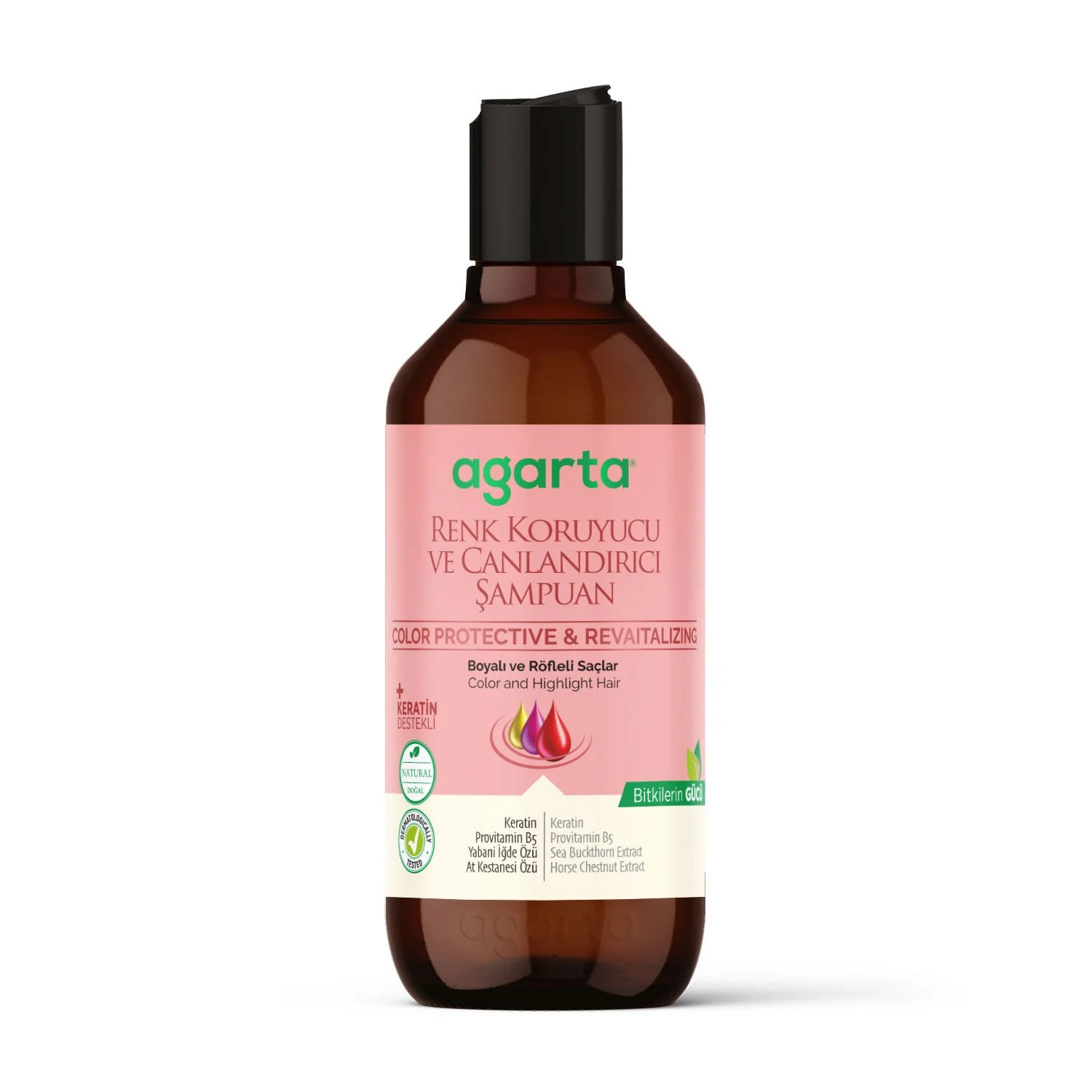 Agarta Renk Koruyucu ve Canlandırıcı Şampuan 400ml 