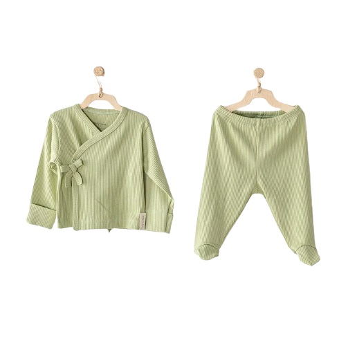 Andywawa AC23645 Modal 2li Bebe Zıbın Takım Green