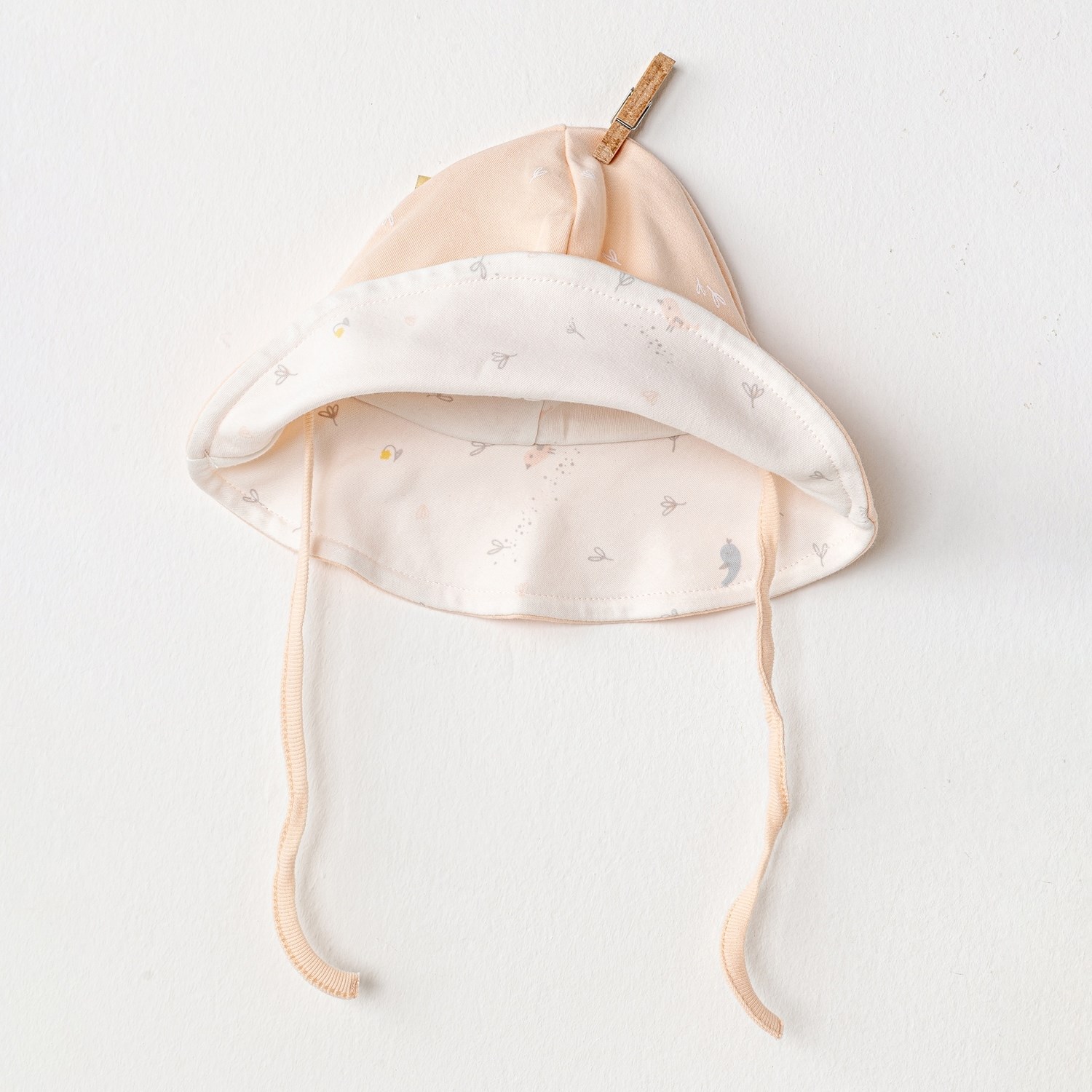 Andywawa AC24531 Spring Birds Bebek Şapka Salmon