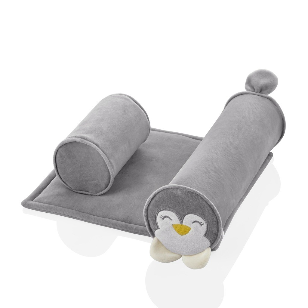 BabyJem Güvenli Uyku Yastığı 679 Gri Penguen