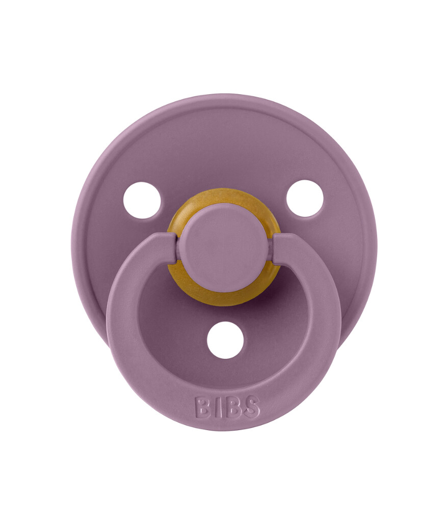 Bibs Colour Kauçuk Emzik 0-6 Ay Mauve