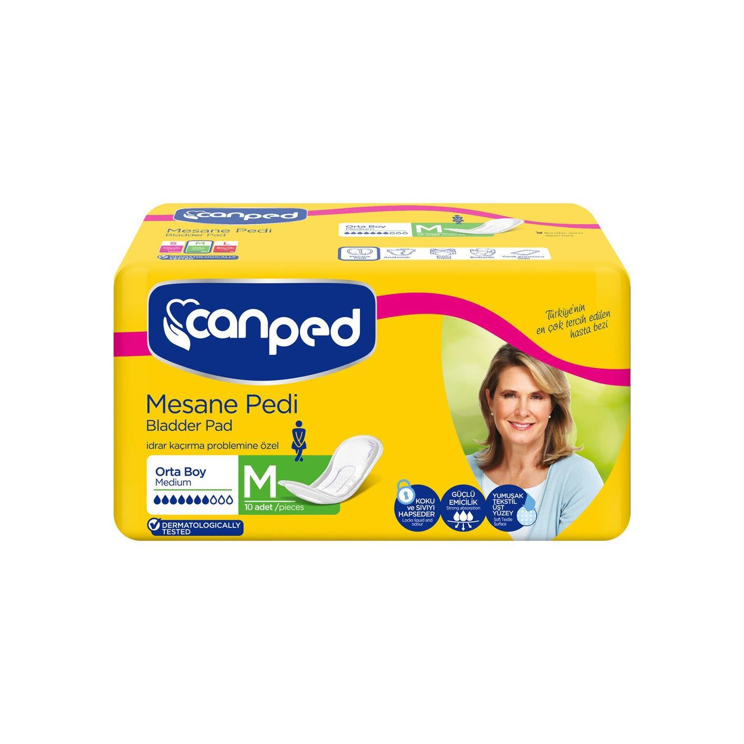 Canped Mesane Pedi Orta Boy 10lu 