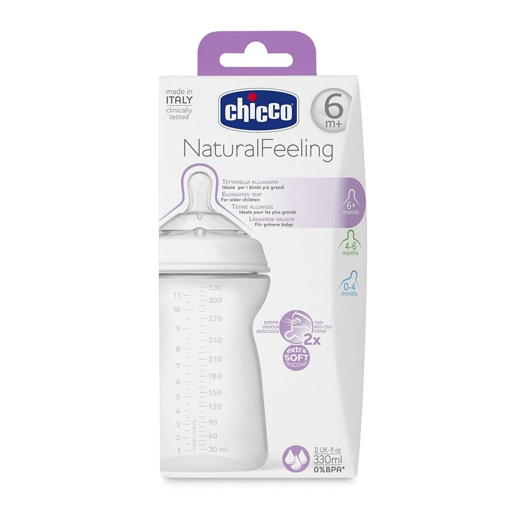Chicco NaturalFeeling PP Biberon 6 Ay+ 330ml 