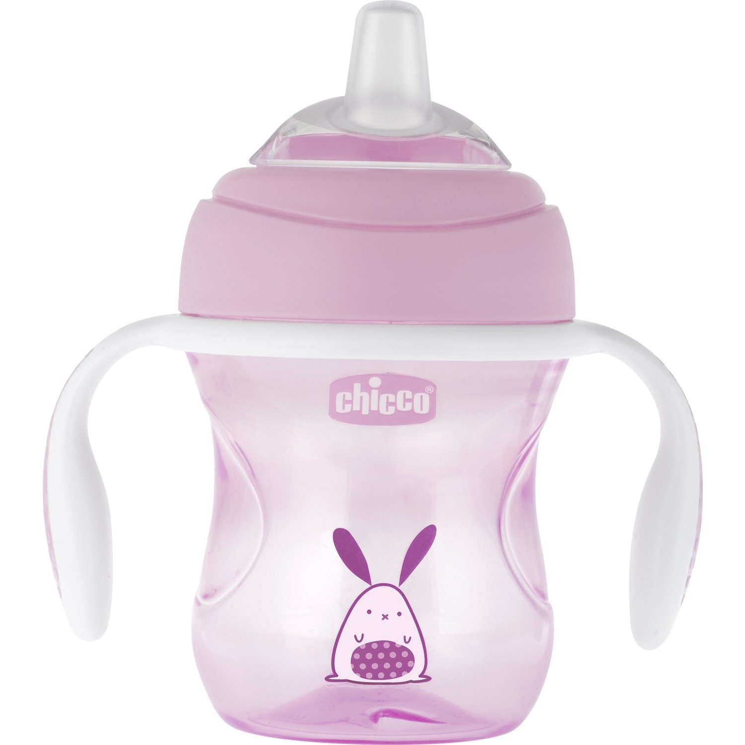 Chicco Yumuşak Uçlu Geçiş Bardağı 4 Ay+ Kız 200 ml 