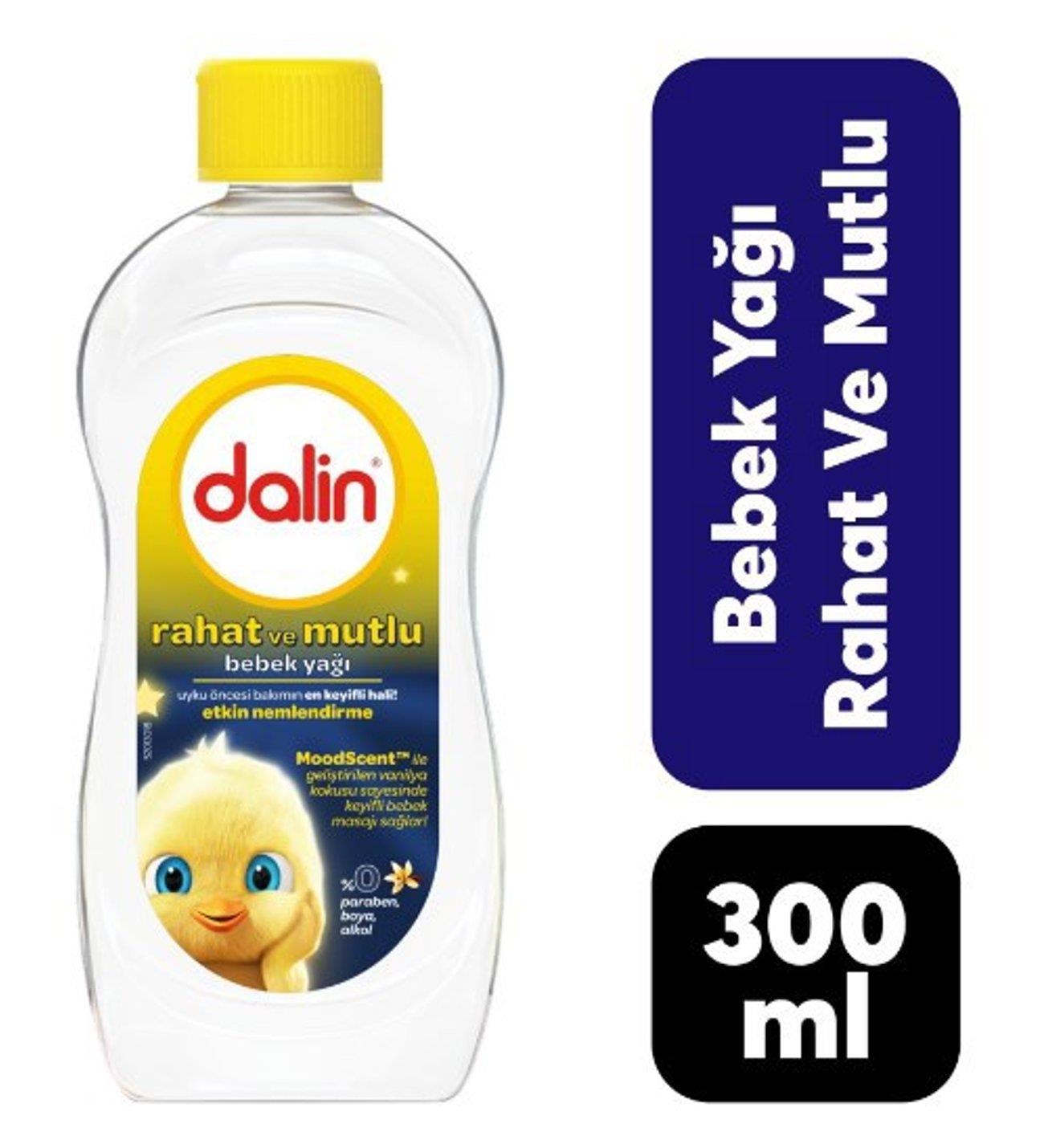 Dalin Rahat ve Mutlu Bebek Yağı 300ml 