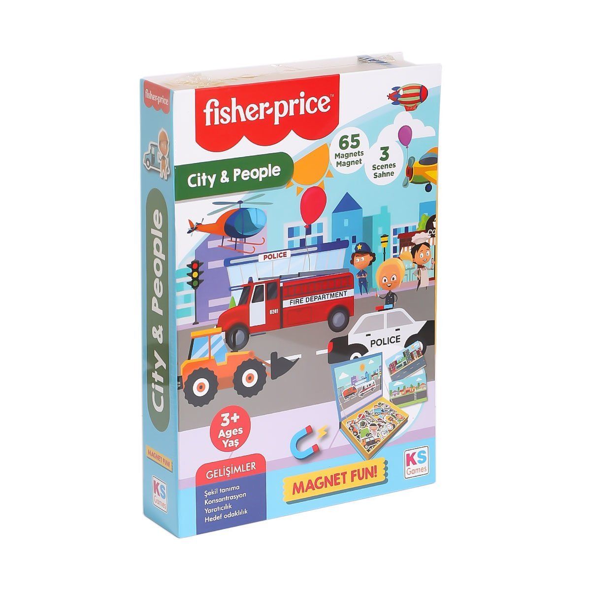 Fisher Price Şehir ve İnsanlar Puzzle 13409 