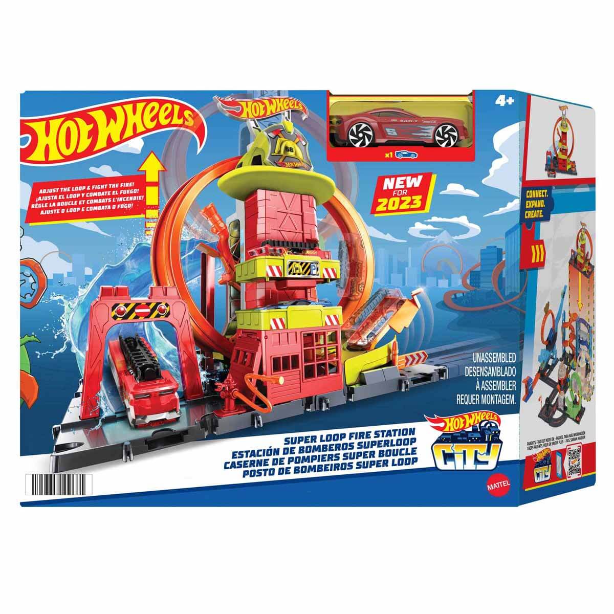 Hot Wheels Çember Pistli İtfaiye İstasyonu HKX41 