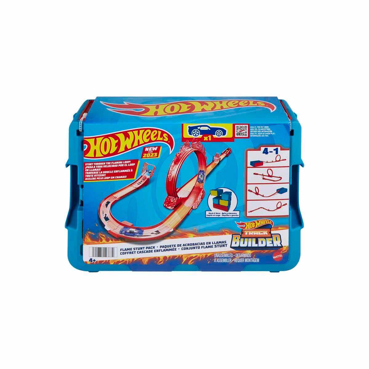 Hot Wheels Track Builder Alev Temalı Akrobasi Seti HMC04 
