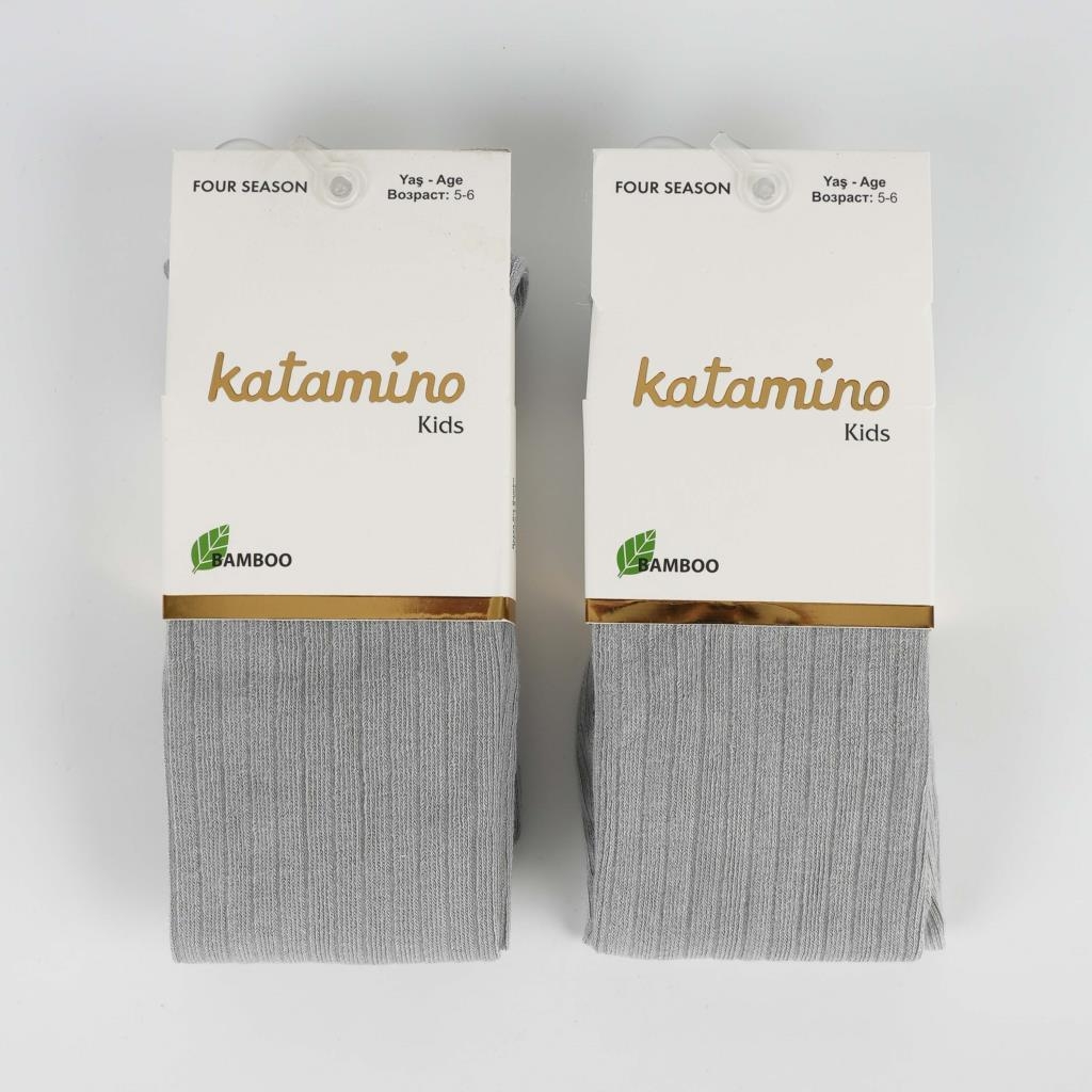 Katamino Beyza Kız Bambu Külotlu 1-5 Yaş K30205 Gri