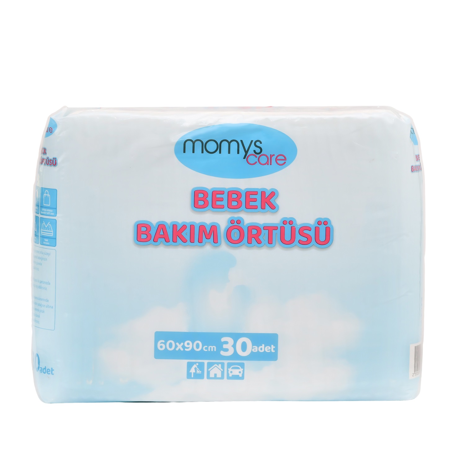 Momys Care Bebek Bakım Örtüsü 60x90 30lu 