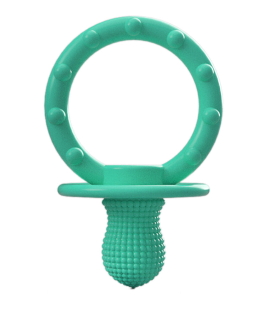 OiOi Gumy Silikon Diş Kaşıyıcı Aqua Green