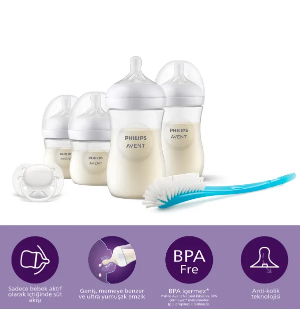 Philips Avent Doğal Tepkili Natural Response PP Hoşgeldin Bebek Hediye Seti 