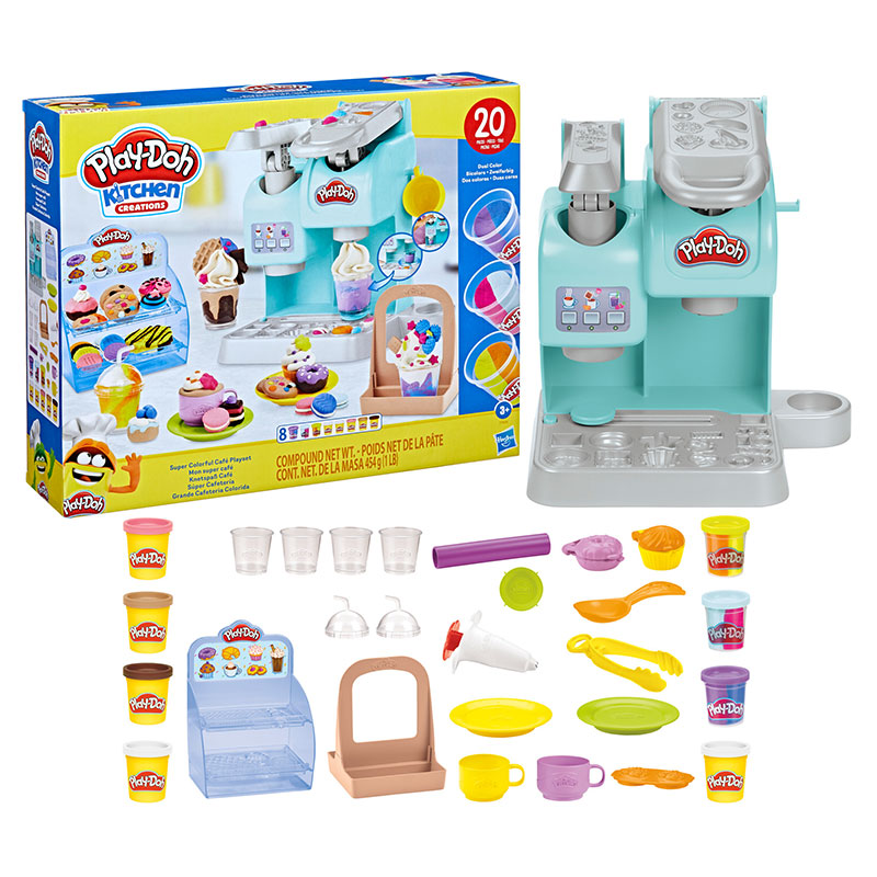 Play-Doh Süper Colorful Cafe Playset F5836 