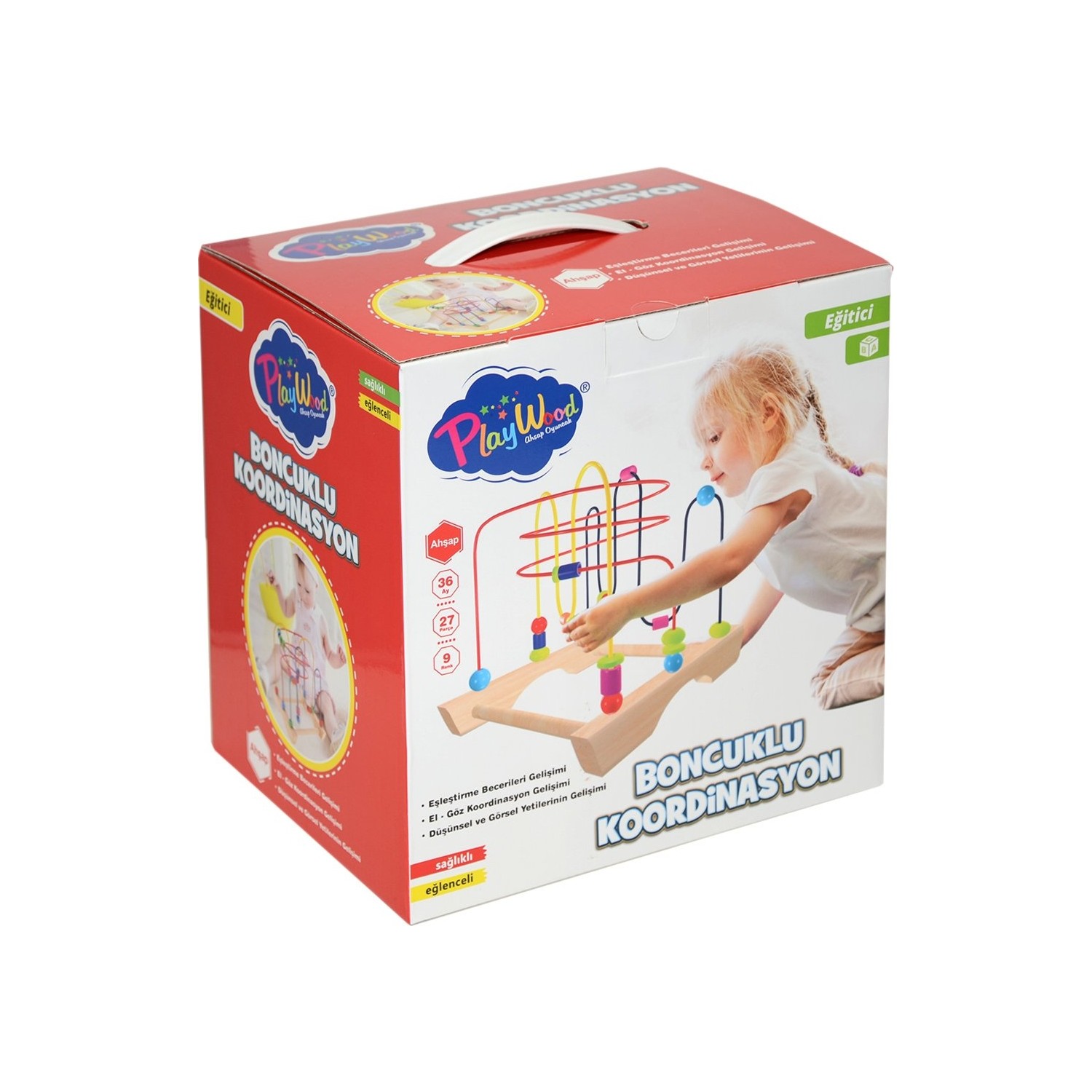 Play Wood Ahşap Boncuklu Koordinasyon 354 