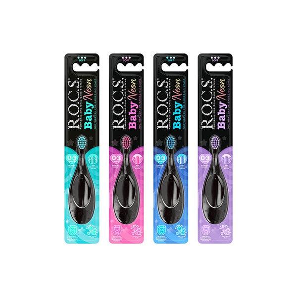 R.O.C.S.Baby Neon Ekstra Soft Diş Fırçası 0-3 Yaş 