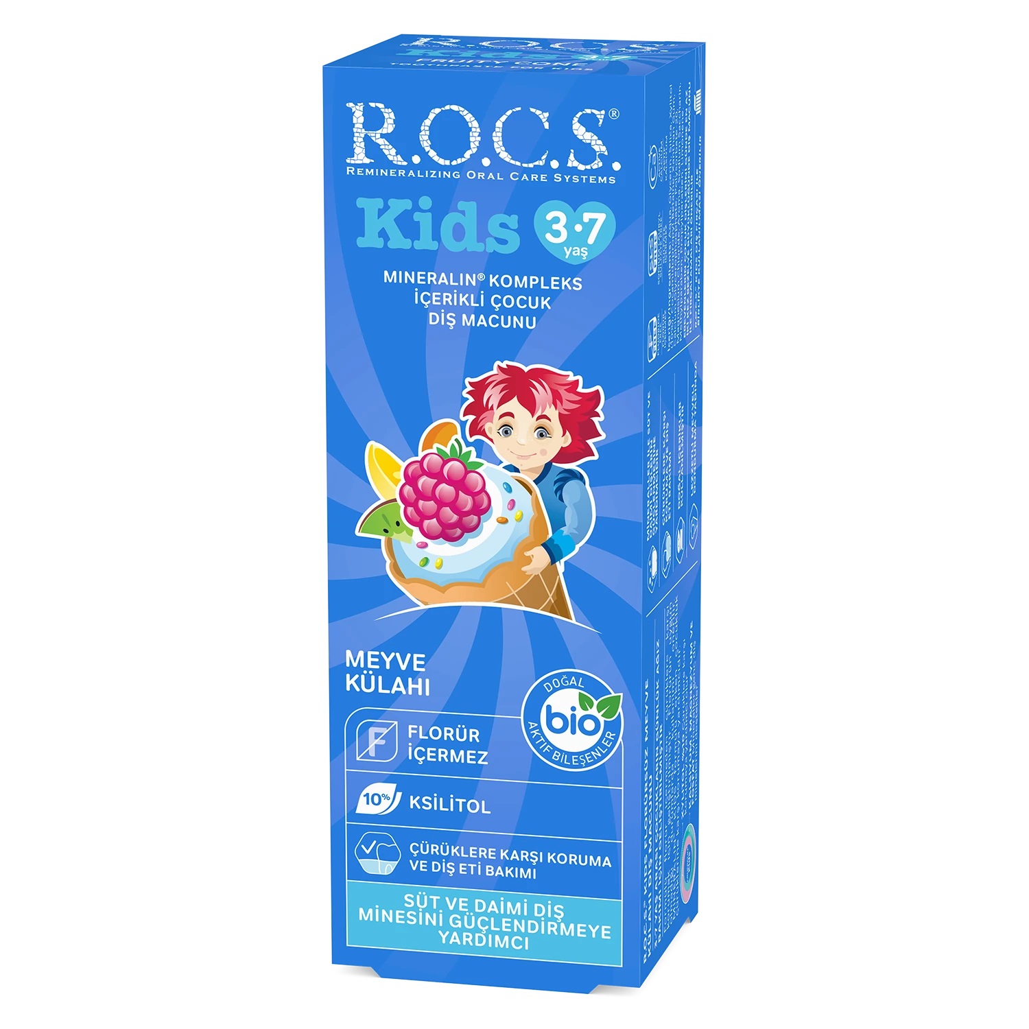R.O.C.S.Kids Diş Macunu 35 ml 3-7 Yaş Meyve Külahı