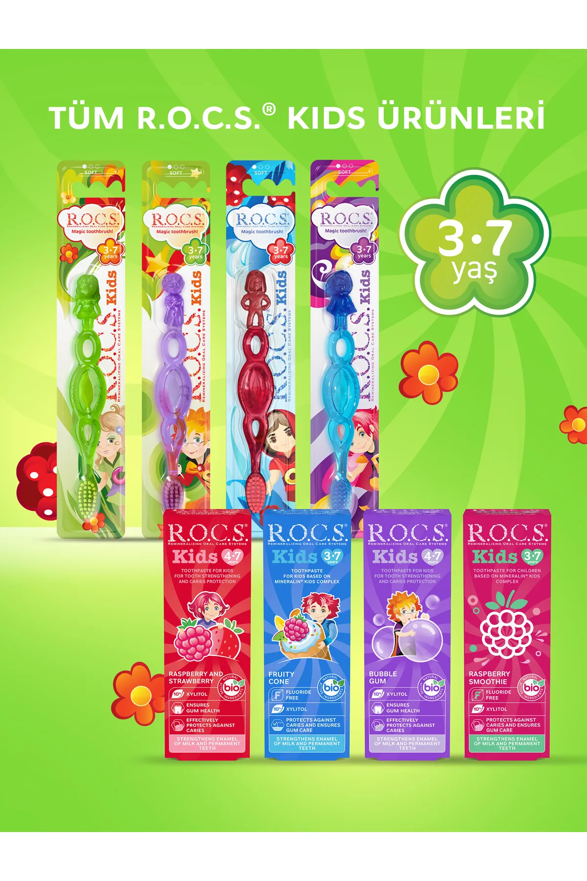 R.O.C.S.Kids Ekstra Soft Diş Fırçası 3-7 Yaş 