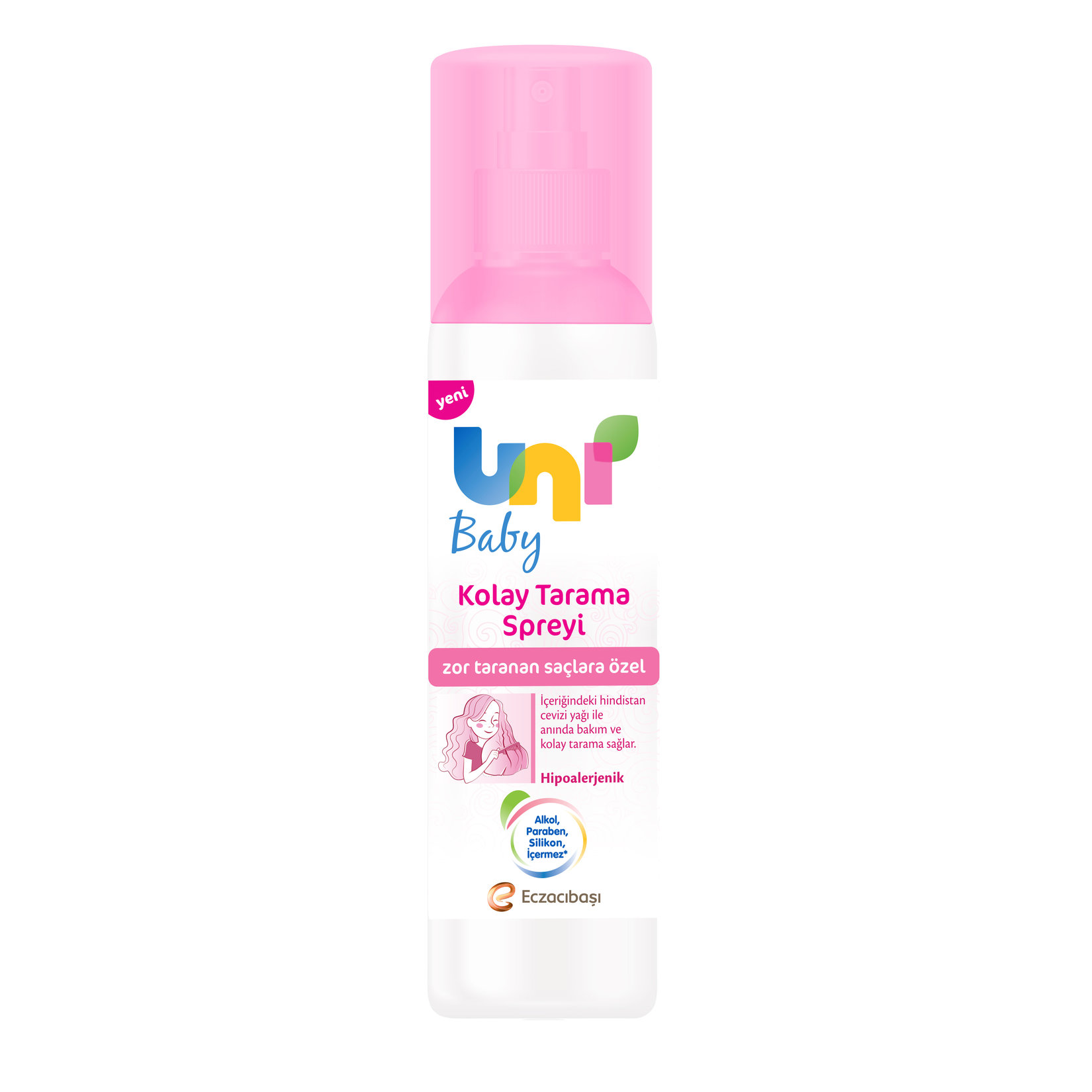 Uni Baby Kolay Saç Tarama Spreyi 200ml 