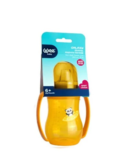 Wee Baby Akıtmaz Kulplu PP Antikolik Bardak 250ml 754 