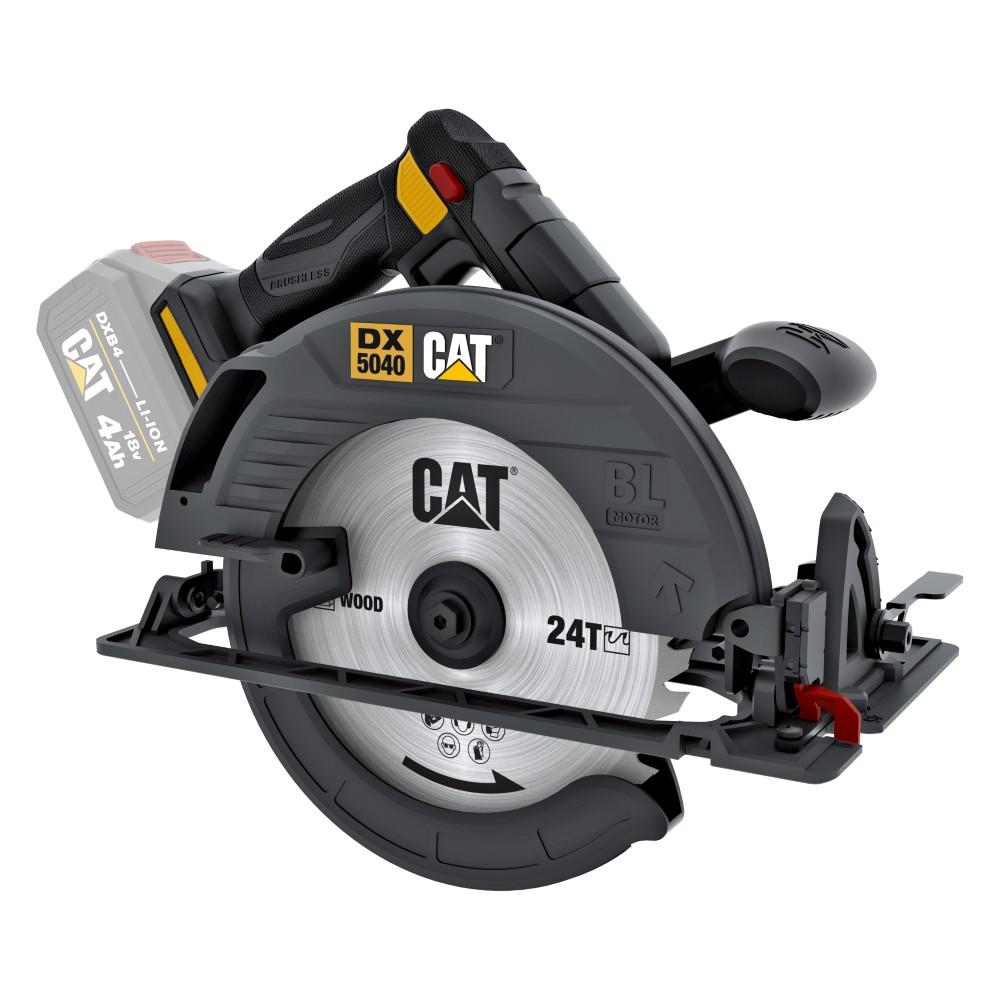 CAT DX5040B 18Volt 185mm Kömürsüz Profesyonel Daire Testere (Akü Dahil Değildir)