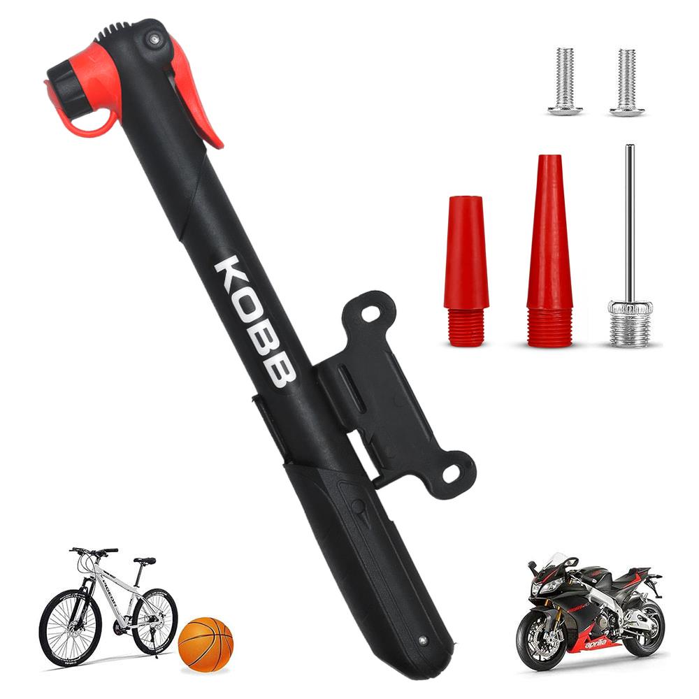 KOBB KB21 87 PSI Bisiklet Lastik Şişirme Taşınabilir Mini El Pompası + Bisiklet Montaj Aparatı