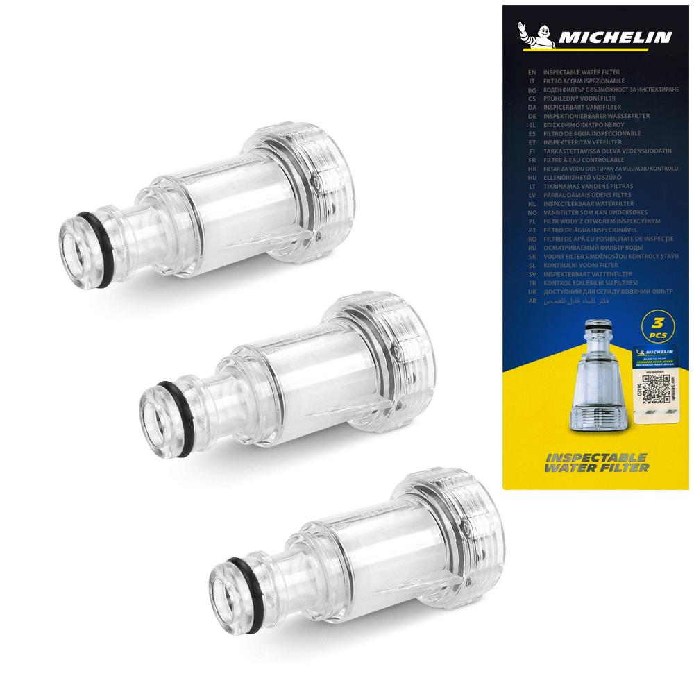 Michelin MPX46185 Basınçlı Yıkama Makineleri İçin Universal Su Giriş Filtresi 3’ Lü Paket
