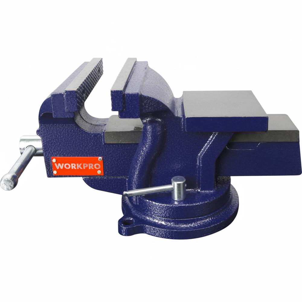 WORKPRO WP233006 125mm 360° Döner Tabanlı Örslü Profesyonel Tezgâh Mengene