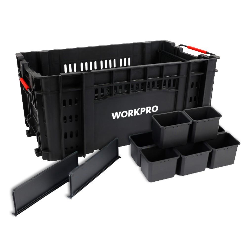 WORKPRO WP283028 46Lt 55,7x32,2x25cm Üstü Açık Profesyonel Takım Çantası