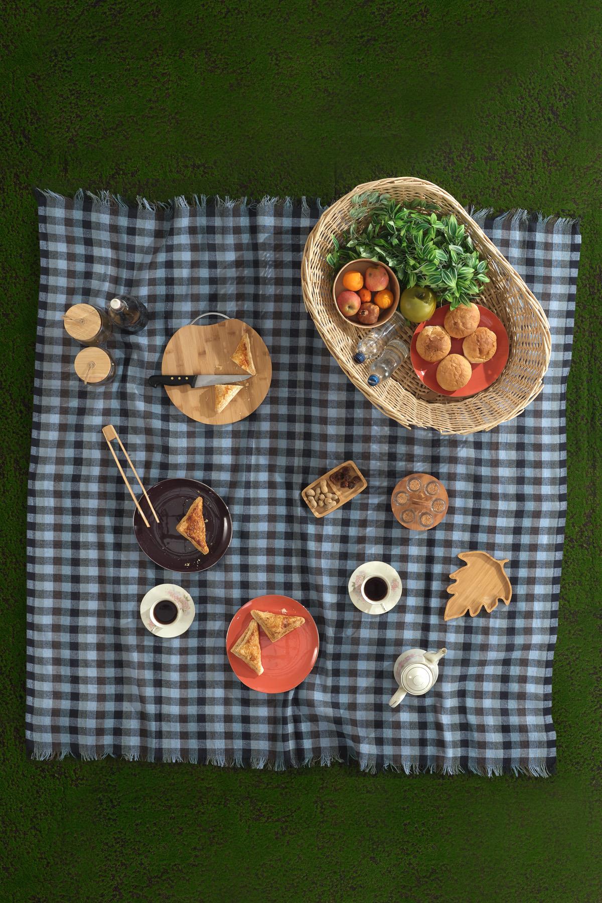 3'lü Piknik Örtüsü & Masa Örtüsü Seti