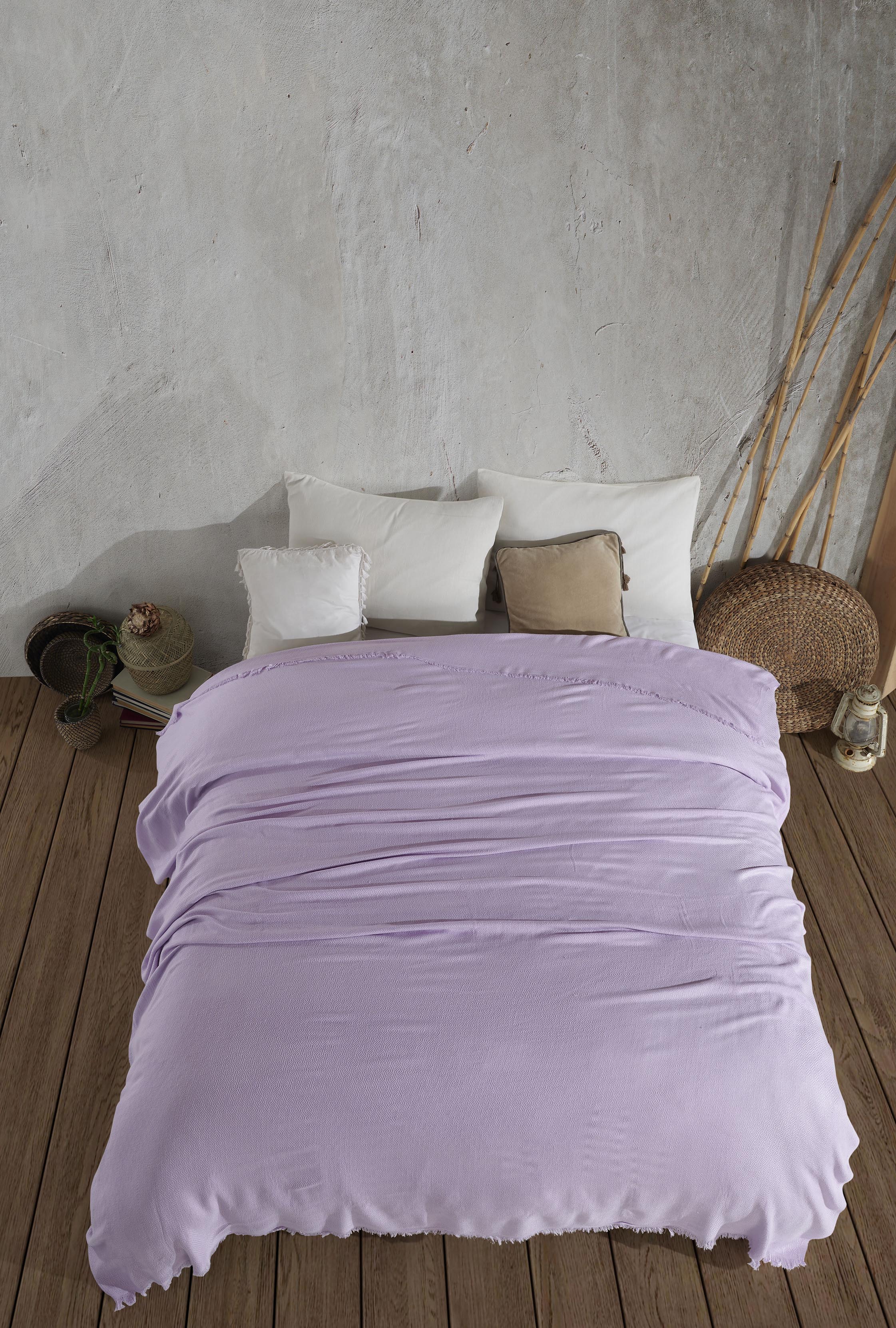 Bamboo Çift Kişilik Bambu Yatak Örtüsü