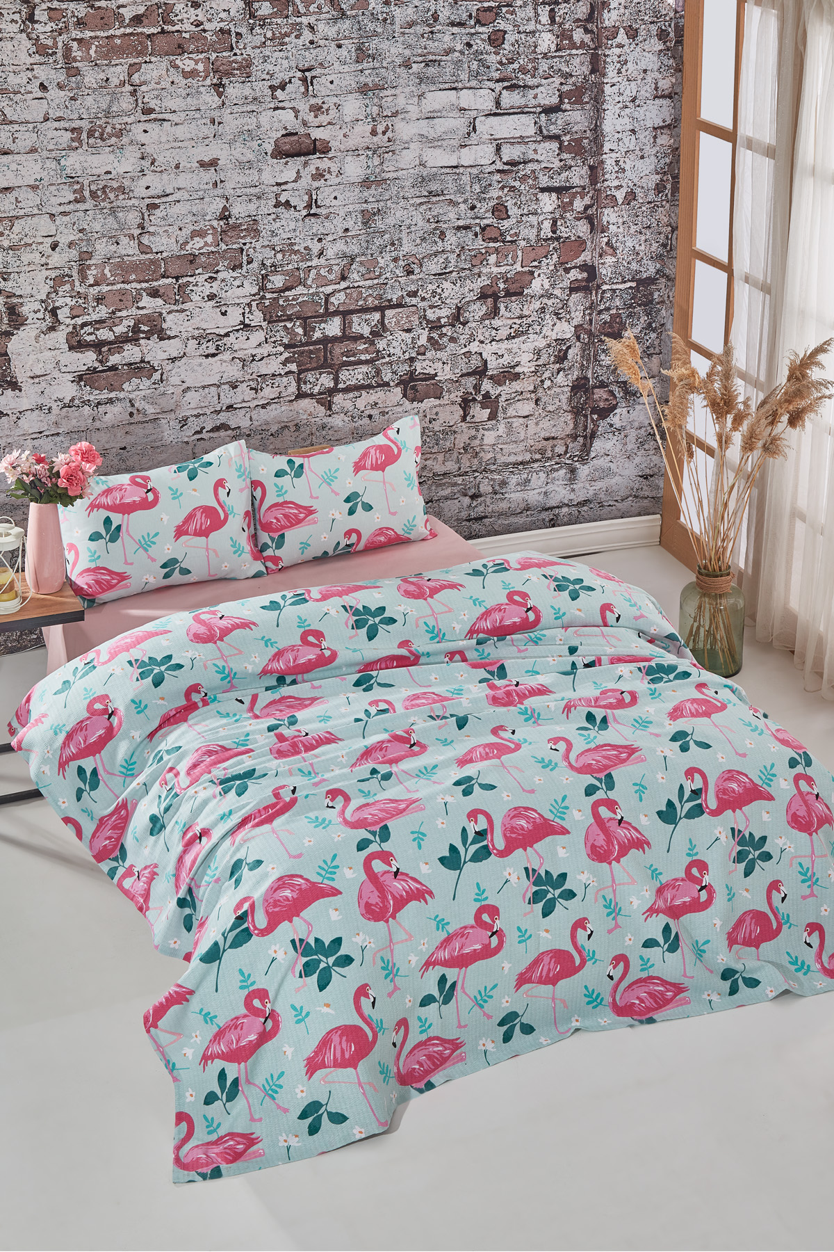 Flamingo Çift Kişilik Pike Seti