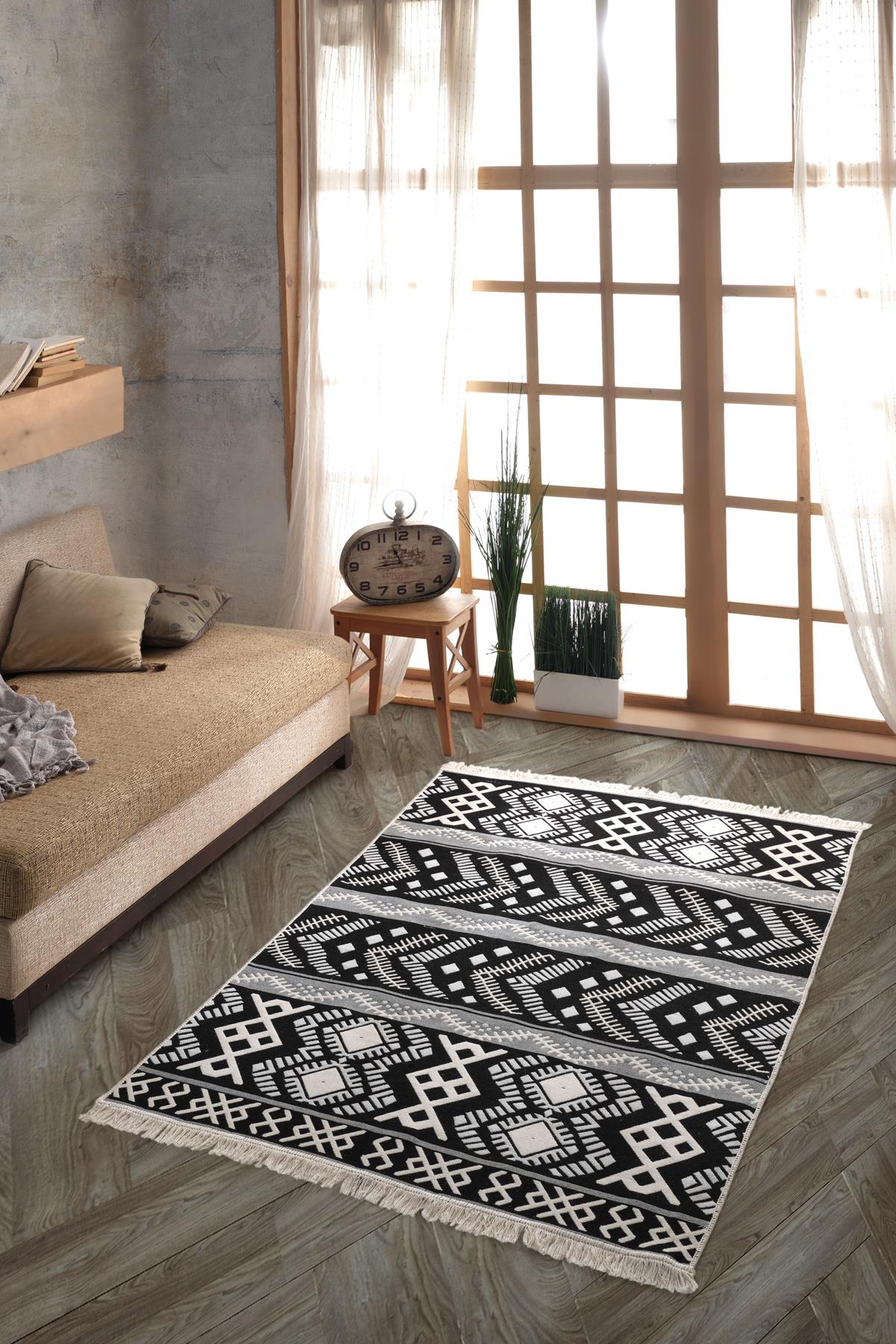 Heretic Çift Taraflı Modern Dokuma Kilim