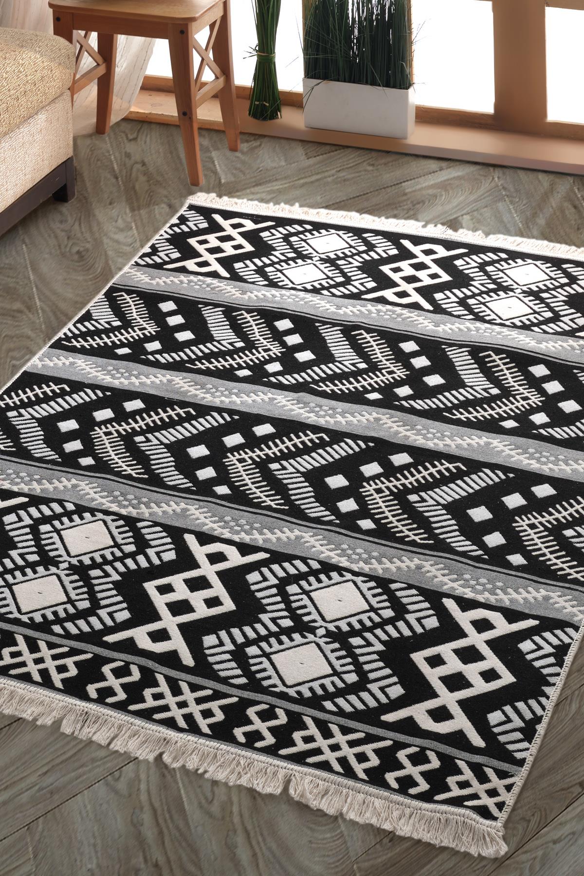 Heretic Çift Taraflı Modern Dokuma Kilim