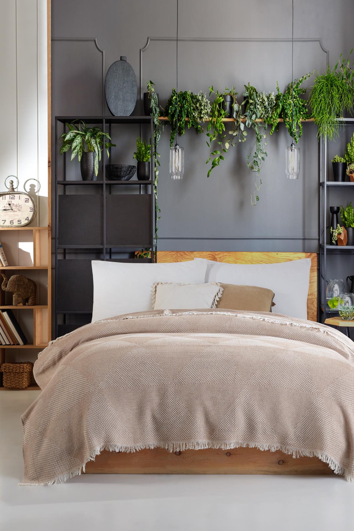 Pietra Eco Series Çift Kişilik Yatak Örtüsü 170x215 cm
