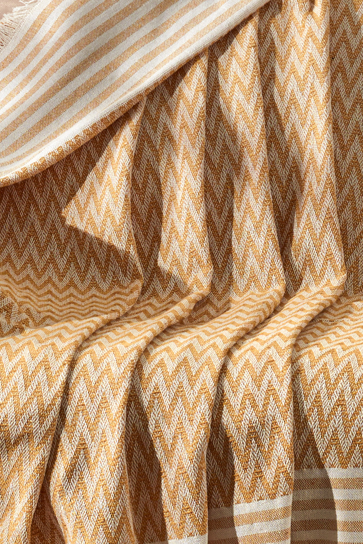 Trio Natural Keten Koltuk Örtüsü | Koltuk Şalı