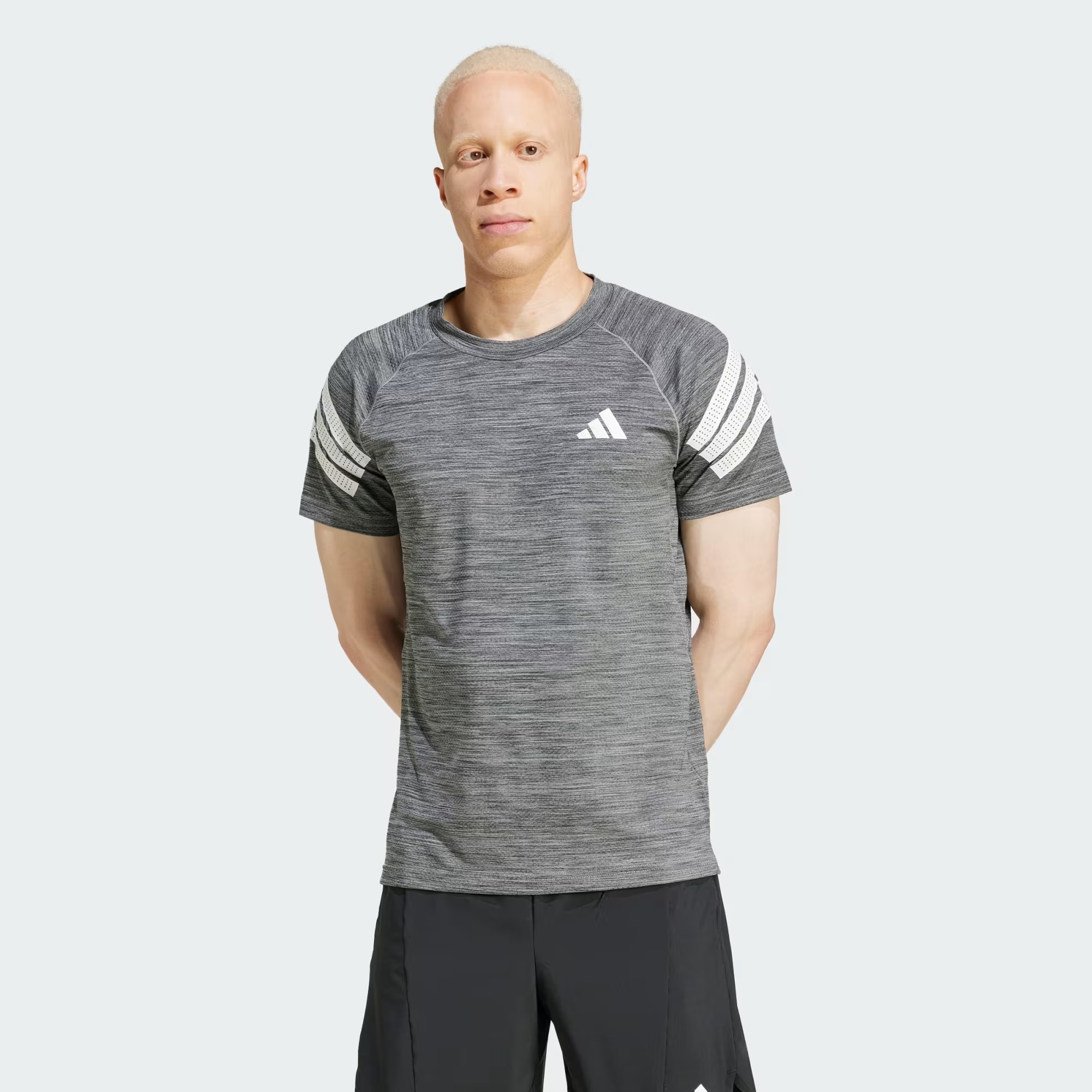 Adidas Gym+3S Tee Erkek T-shirt JE5669 (JE5669) Gri