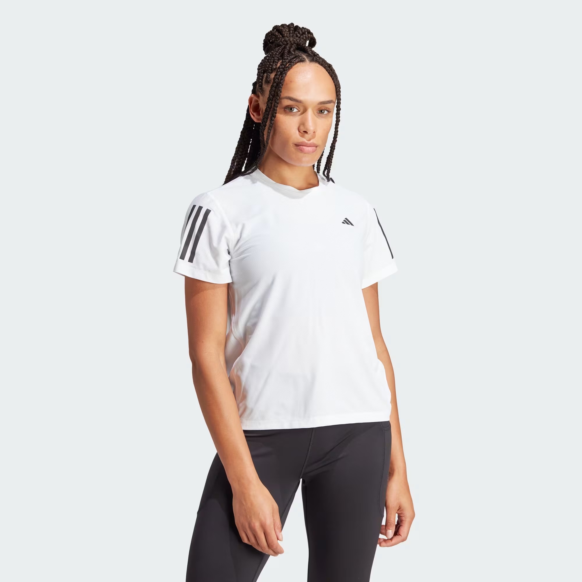 Adidas Own The Run Kadın T-shirt IK7442 (IK7442) Whıte