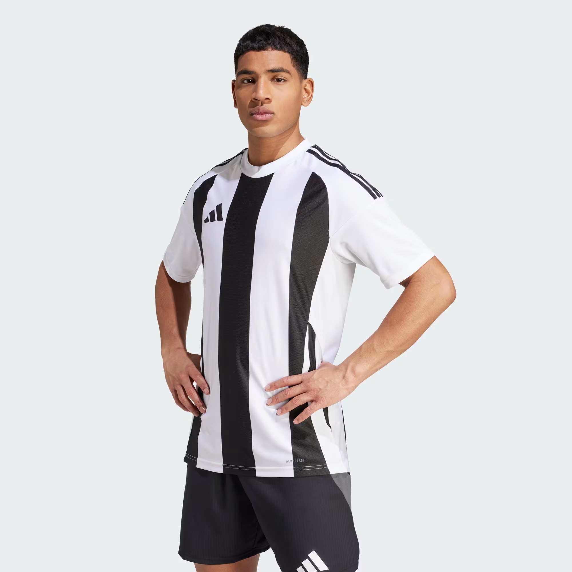 Adidas Striped 24 Jsy Erkek Forma IW2143 (IW2143) Beyaz