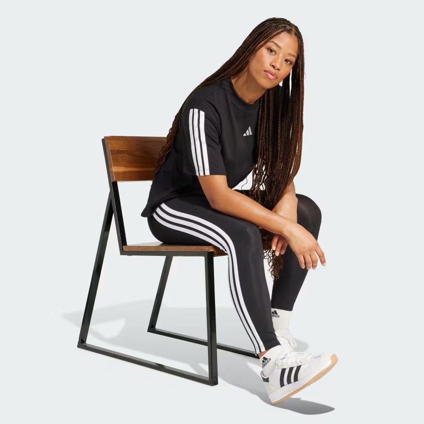 Adidas W 3S Sj Leg Kadın Tayt JE0072 (JE0072) Siyah