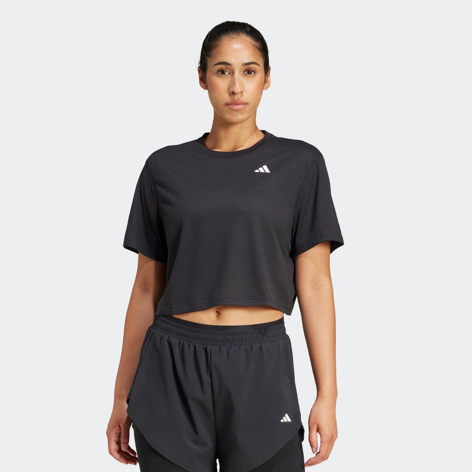 Adidas Workout Ess Kadın T-shirt JC9555 (JC9555) Siyah